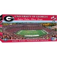 Georgia Bulldogs Football Panoramic Puzzle