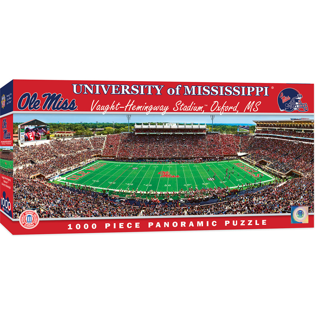 Ole Miss Rebels Football Panoramic Puzzle