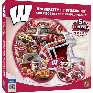 Wisconsin Badgers Helmet Puzzle