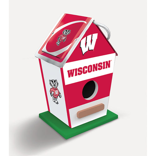 Wisconsin Badgers Birdhouse
