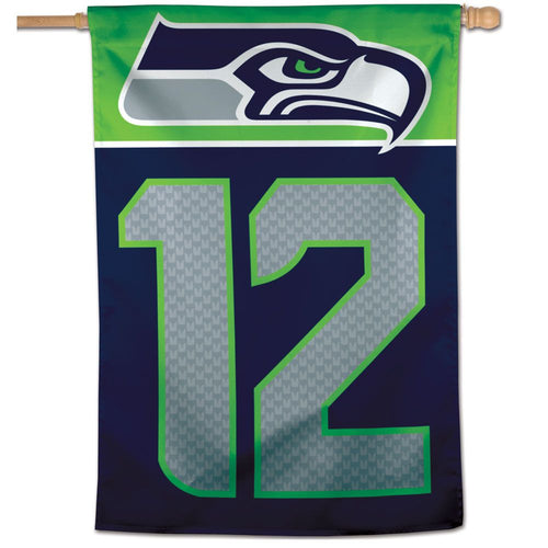 Seattle Seahawks 12th Man Vertical Flag - 28