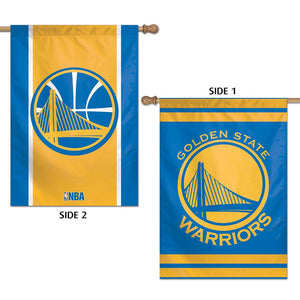 Golden State Warriors Premium Double Sided Vertical Flag