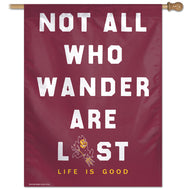 Arizona State Life is Good Vertical Flag 28"x40"     