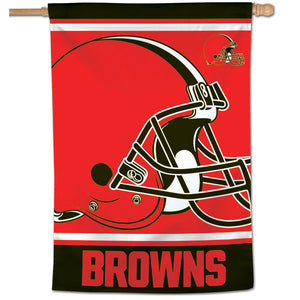 Cleveland Browns Mega Logo Vertical Flag - 28"x40"                                                                