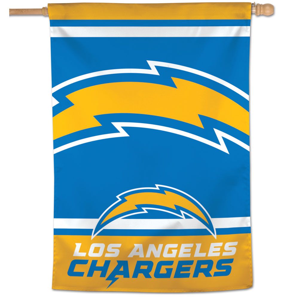 Los Angeles Chargers Mega Logo Vertical Flag - 28