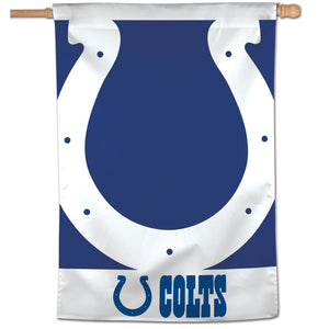 Indianapolis Colts Mega Logo Vertical Flag - 28"x40"                                                