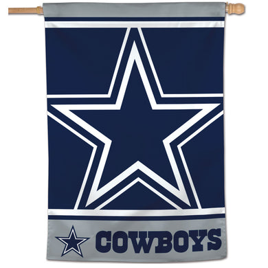 Dallas Cowboys Mega Logo Vertical Flag - 28