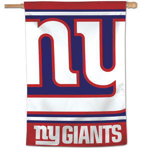 New York Giants Mega Logo Vertical Flag - 28"x40"                                                          