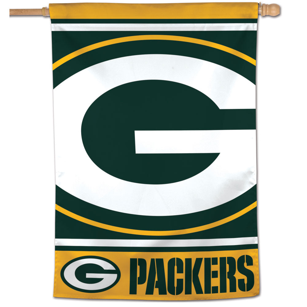 Green Bay Packers Mega Logo Vertical Flag - 28