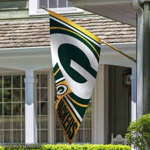 Green Bay Packers Mega Logo Vertical Flag - 28"x40"