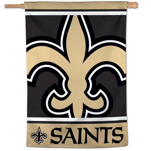 New Orleans Saints Mega Logo Vertical Flag - 28