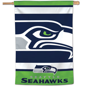 Seattle Seahawks Mega Logo Vertical Flag - 28"x40"                                      