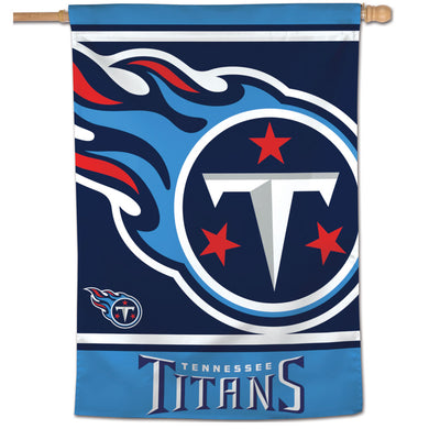 Tennessee Titans Mega Logo Vertical Flag - 28