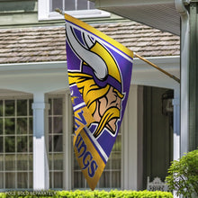 Minnesota Vikings Mega Logo Vertical Flag - 28"x40"