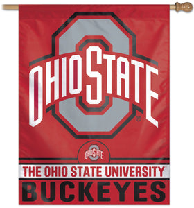 Ohio State Buckeyes Vertical Flag 27"x37"