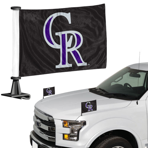 Colorado Rockies Ambassador Car Flag 