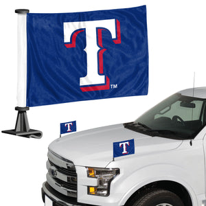 Texas Rangers Ambassador Car Flag 