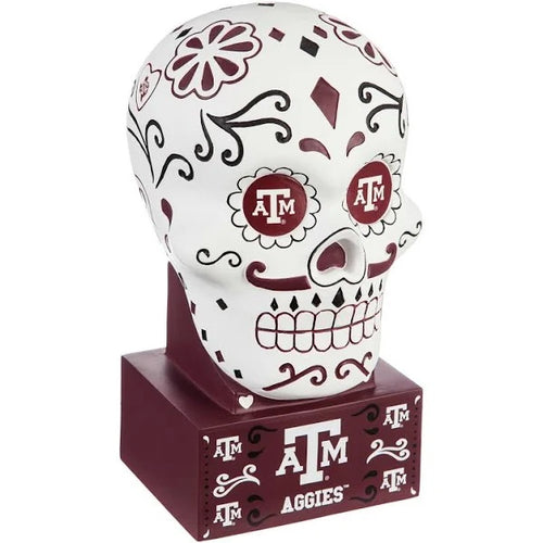 Texas A&M Aggies Sugar Skull Statue