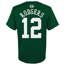 Aaron Rodgers Green Bay Packers #12 Name & Number Jersey Shirt 