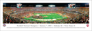 Football memorabilia Alabama Crimson Tide unframed 2013 BCS panorama from Sports Fanz