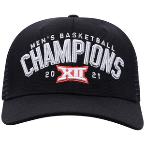 Texas Longhorns 2021 Big 12 Basketball Tournament Champions Locker Room Hat