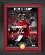 Tom Brady 2022 Tampa Bay Buccaneers Bronze Coin Photo Mint