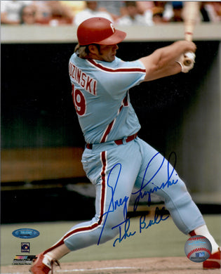 Greg Luzinski Philadelphia Phillies Autographed 8x10