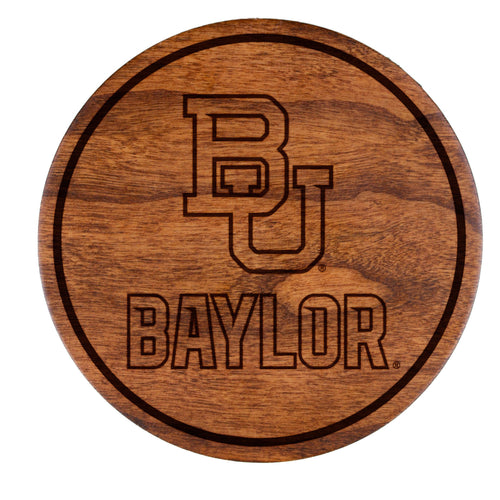 Baylor Bears Cherry Coaster Set - Block BU