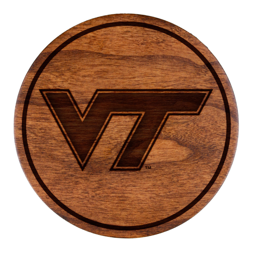 Virginia Tech Hokies Cherry Coaster Set