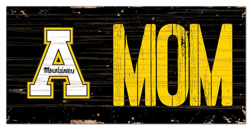 Appalachian State Mountaineers Mom Wood Sign - 6