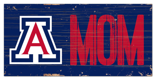 Arizona Wildcats Mom Wood Sign - 6