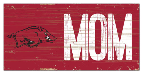 Arkansas Razorbacks Mom Wood Sign - 6