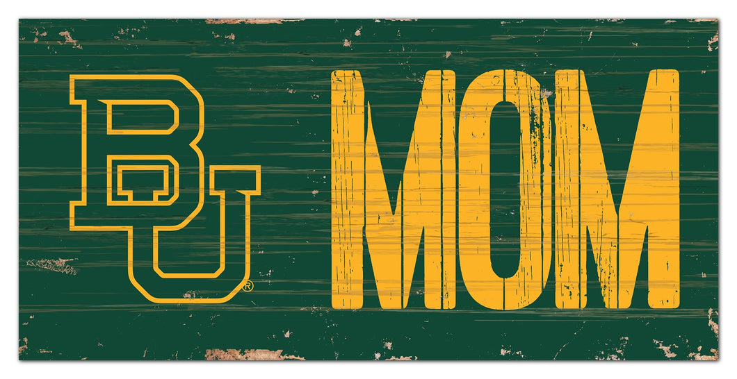 Baylor Bears Mom Wood Sign - 6