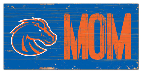 Boise State Broncos Mom Wood Sign - 6