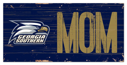 Georgia Southern Eagles Mom Wood Sign - 6