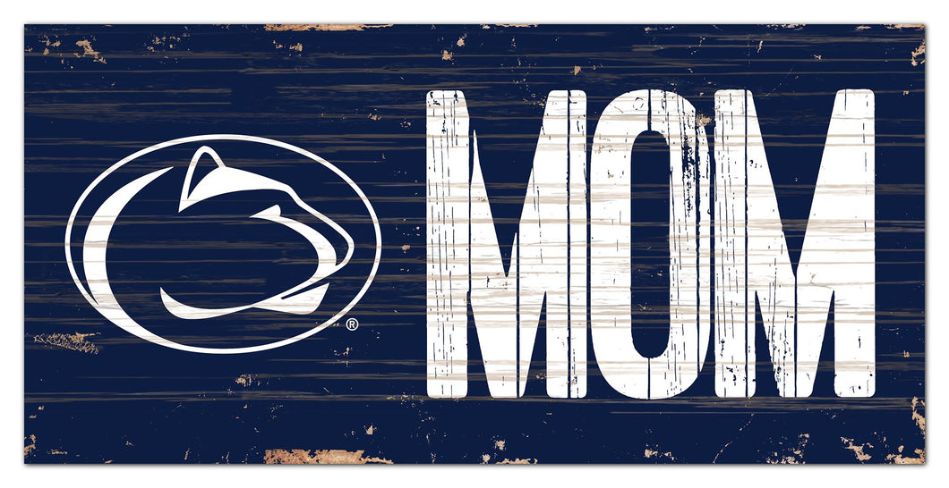 Penn State Nittany Lions Mom Wood Sign - 6