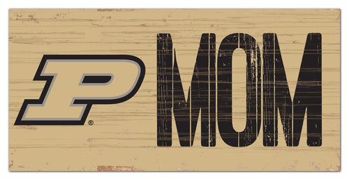 Purdue Boilermakers Mom Wood Sign - 6