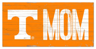 Tennessee Volunteers Mom Wood Sign - 6"x12"