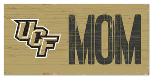 UCF Knights Mom Wood Sign - 6"x12"