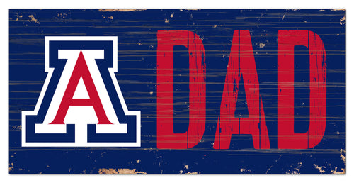 Arizona Wildcats Dad Wood Sign - 6