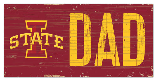 Iowa State Cyclones Dad Wood Sign - 6