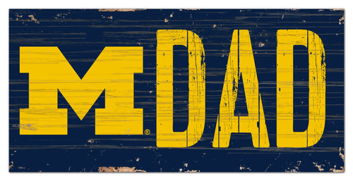 Michigan Wolverines Dad Wood Sign - 6