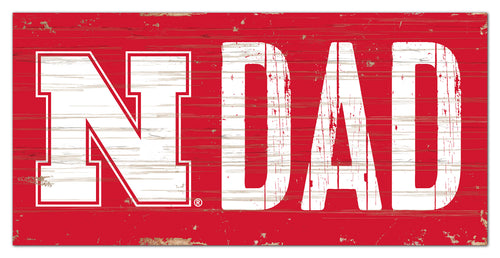 Nebraska Cornhuskers Dad Wood Sign - 6
