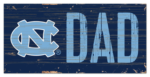 North Carolina Tar Heels Dad Wood Sign - 6