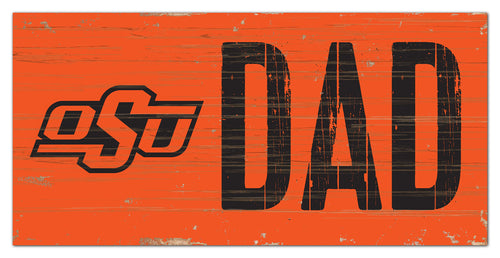 Oklahoma State Cowboys Dad Wood Sign - 6