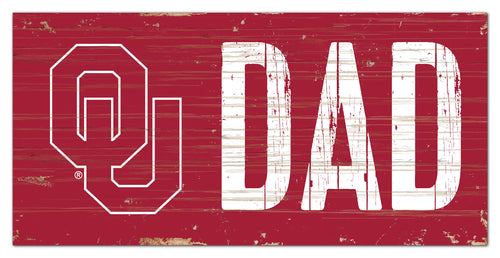 Oklahoma Sooners Dad Wood Sign - 6