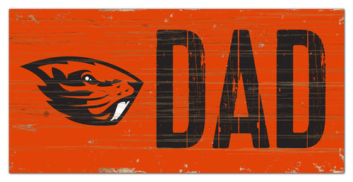 Oregon State Beavers Dad Wood Sign - 6