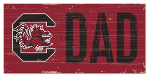 South Carolina Gamecocks Dad Wood Sign - 6"x12"