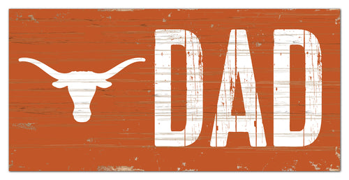 Texas Longhorns Dad Wood Sign - 6