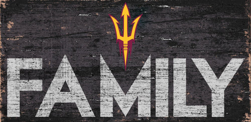 Arizona State  Sun Devils Family Wood Sign - 12